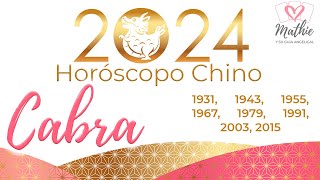 🐲 Cabra Horoscopo Chino 2024 Año del Dragón de Madera 🐲 Mira la nueva versión