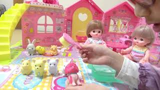 メルちゃん  まほうのペットやさん かえちゃOh お風呂にいれてあげよう/ Pets Store Playset , Color Changing Animal おもちゃ