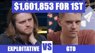 LlinusLlove v Charlie Carrel | GTO vs. Exploitative | £50k Triton FT