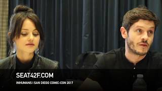 Isabelle Cornish, Iwan Rheon INHUMANS Interview Comic Con HD