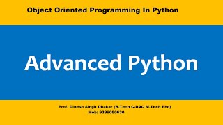 OOPS In Python|Object Oriented Programming|OOPs|Object|Class|Class and Object in Python (Hindi)