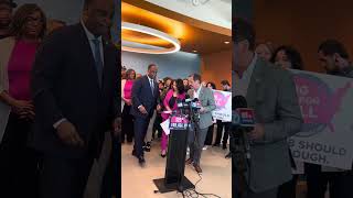 Press conference for a living wage for all $25 federal min wage - no one left out