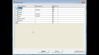 TESS -- Setup users