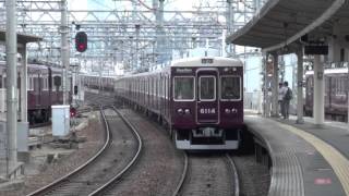 【阪急電鉄】6000系6024F%普通雲雀丘花屋敷行@十三('12/09)