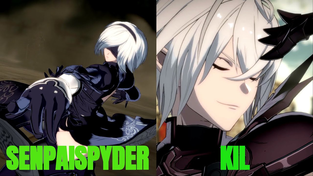 GBVSR High Level Gameplay SenpaiSpyder 2B VS Kil Grimnir - YouTube