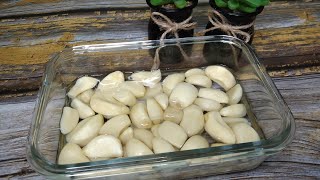 Cara Buat Jeruk Bawang Putih || Jeruk Bawang Putih Yang Rangup Dan Sedap