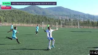 1925 Menteşeoğluspor 2 - 2 Fethiye 1923 SK  I  Muğla U12 Ligi H Grubu 5.Hafta