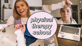 days in my life as a physical therapy student | finals prep, orthotics lab, \u0026 more!