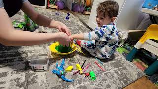 🔥 Robo Alive Slime Play! 😱 Slime Fun with Robo Alive Toys! 🦖💦