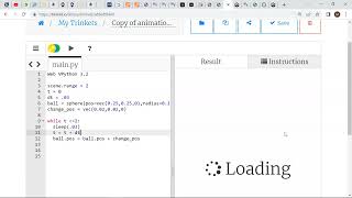 Vpython intro 3