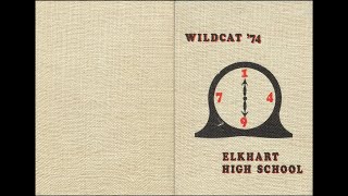 1974 Elkhart KS High School yearbook:  The Wildcat