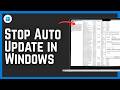 How to Stop Auto Update in Windows 11 2026