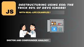 JavaScript Destructuring Explained 🔥 Arrays & Objects for React Beginners