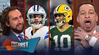 Cowboys have F game, Packers win, Love 3 TDs, Dak & McCarthy on hot seat? | NFL
