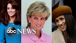 How Diana, Kate and Meghan created their own unique fashion statements