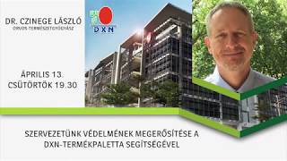 Szervezetünk védelmének megerősítése a DXN termékpaletta segítségével   Dr  Czinege László