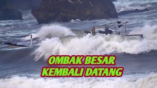 Ombak Besar Kembali Melanda Plawangan Puger