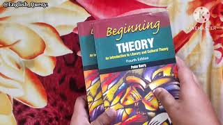 Beginning Theory- Peter Barry Book Review. Flipkart Book Review.