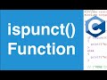 ispunct() Function | C Programming Tutorial