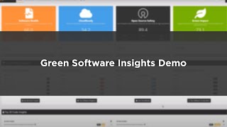 CAST Highlight – Green Software Insights Product Demo
