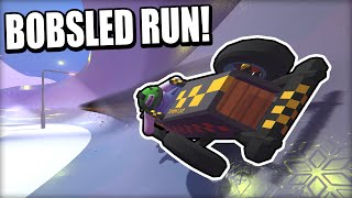 I Built a Solid ICE Bobsled Run and Challenged a Public Lobby!