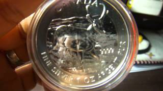 2013 Canadian Pronghorn Antelope Silver Bullion Coin