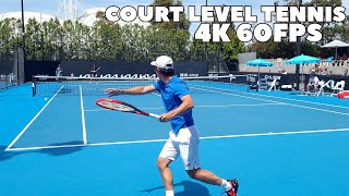 Yoshihito Nishioka Japan's Current ATP No.1 2023 Practice + Slow-mo Technique | Court Level 4K 60FPS