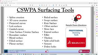 Solidworks Advanced Surfacing | CSWPA SU | episode 1