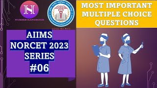 AIIMS NORCET 2023 SERIES#06 MULTIPLE CHOICE QUESTIONS