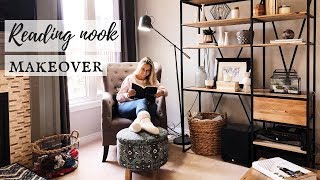 READING NOOK MAKEOVER AND BOOK REVIEW | Nesting Story