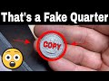 Fake Quarter Found Coin Roll Hunting - Quarter Hunt and Fill 47