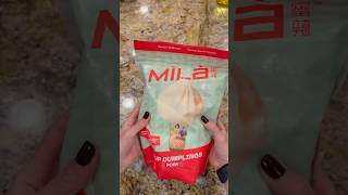 Trying the MìLà Pork Soup Dumplings #foodvlog #foodie #food #dumplings #shorts #foodshorts #cooking