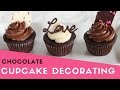 Easy Chocolate Cupcake Decorating | Valentine's Day