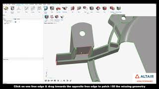 Learn HyperWorks Interface - Geometry Surface Patch