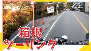 のんびりソロツーリング / 紅葉の箱根国道1号線【WR250X】 神奈川 バイク