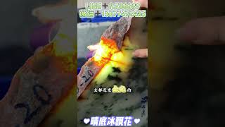 这样的晴底飘花手镯你喜欢吗？#翡翠手镯#翡翠定制#翡翠手镯 #翡翠手镯 #翡翠手镯定制 #珠宝首饰 #翡翠