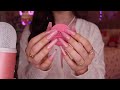 asmr unboxing korean beauty products tapping scratching 😴 no talking 💗💄🎀