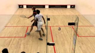 Video of Duffield's Nick Matthew v Pontefract's Saurav Ghosal Premier Squash League 22 Oct 2013