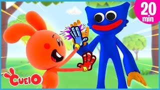 The RABBIT and the GHOST of the VIDEO GAME | Poppy Playtime and MORE 20 minutes of Cartoon for Kids