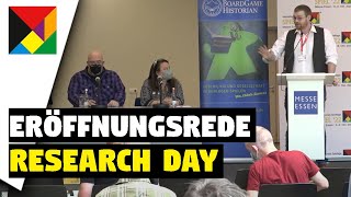 Eröffnung 1. Research Day  - Brettspielforschung in Deutschland | SPIEL 2022