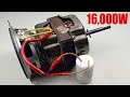 New Experiments idea Make 240v 16kW AC Current First Electric Motor Magnet Light Bulb idea