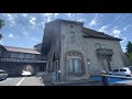 thonon town center walk in france summer 4k hdr