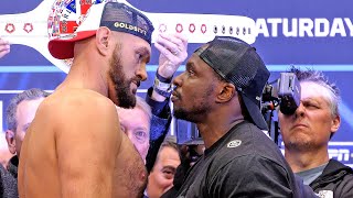 Tyson Fury vs Dillian Whyte  • FULL WEIGH IN & FINAL FACE OFF •  BT Sport & Frank Warren Boxing