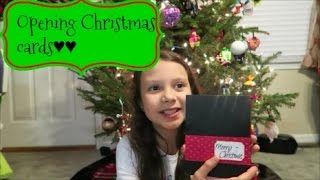 Opening your Christmas cards ~ Dec 3 2016