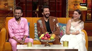 Ritesh Deshmukh and Genelia D'Souza with Ajay Atul at Kapil Sharma show New Episode | Comedy Videos