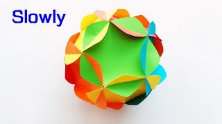 ABC TV | How To Make 3D Ball Paper (Slowly) - Craft Tutorial