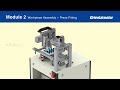 modular automation workpiece assembly press fitting