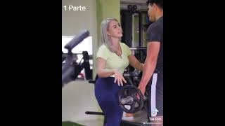 Mujeres se emocionan en el gym Broma del (pepino)