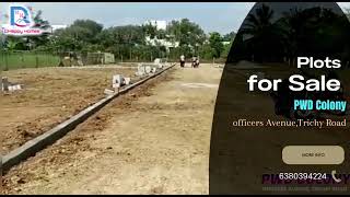 Plots for sale in Dindigul PWD colony....