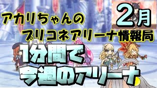 【プリコネR】１分間で今週のアリーナ傾向【バリーナ】【プリーナ】